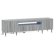 Mobile TV LED Sonoma grigio Legno ingegnerizzato 896471