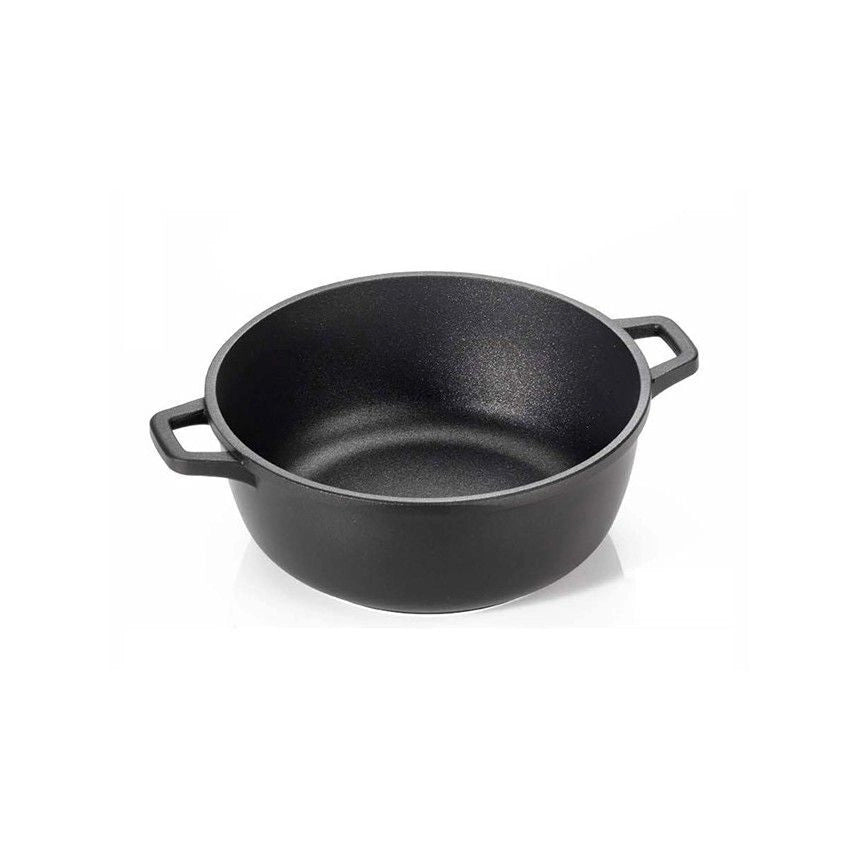 Casseruola con 2 manici cm.24 Linea Nera