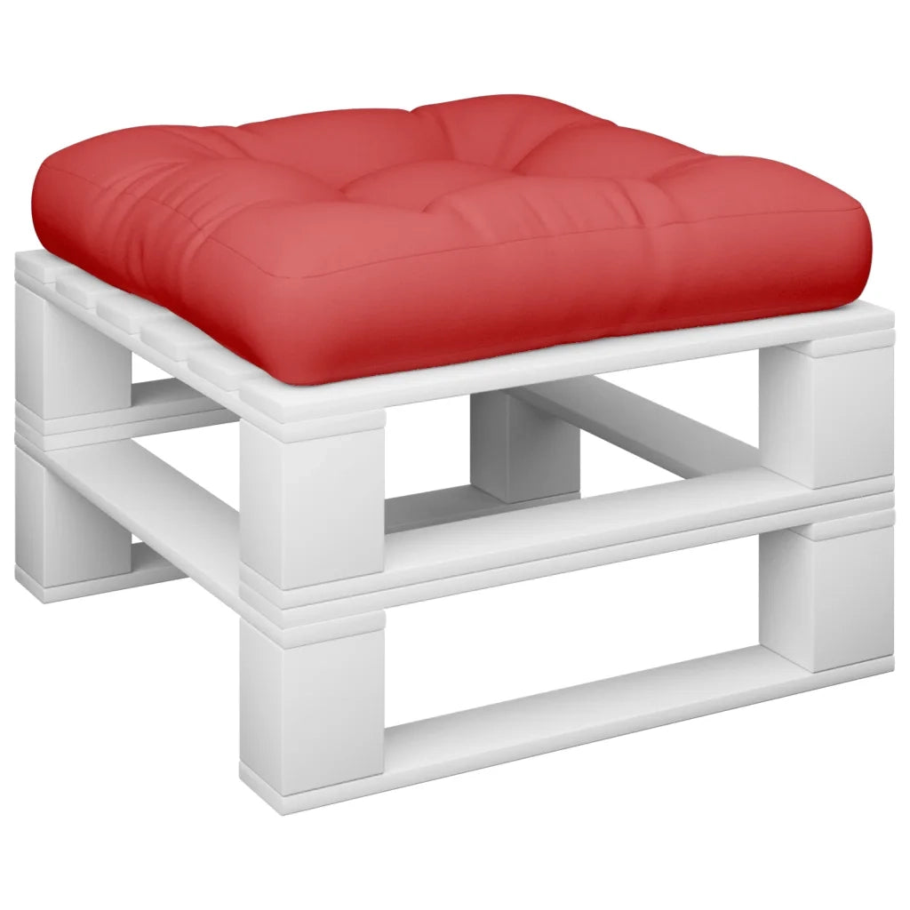 Cuscino per Pallet Rosso 58x58x10 cm in Tessuto 360906
