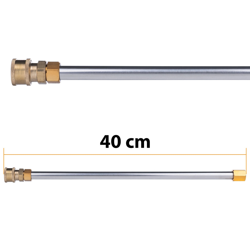 Set di Lance e Ugelli per Idropulitrice – 7 Lance (6 Dritte + 1 a 90°) + 6 Ugelli, Pressione Max 250 Bar