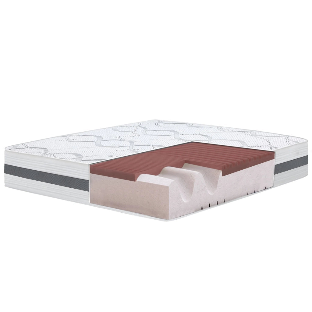 Materasso in Memory Foam Matrimoniale 165x180 Altezza 22 cm | Rigidità media/alta | Tessuto Anallergico e Traspirante | Proprieta' Ortopediche Automodellanti | Prodotto in Italia