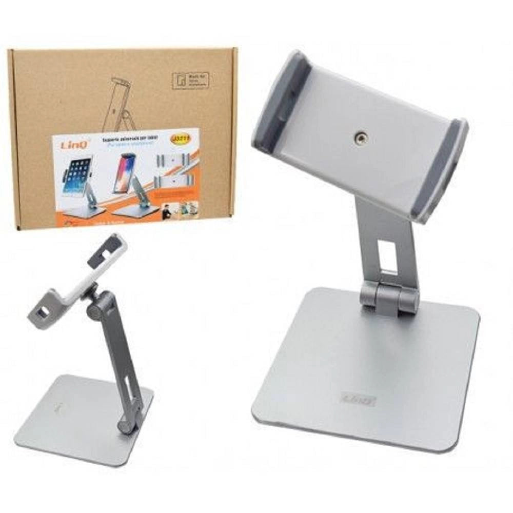 Trade Shop - Staffa Universale Supporto Da Tavolo In Alluminio Per Smartphone Tablet J3211 -