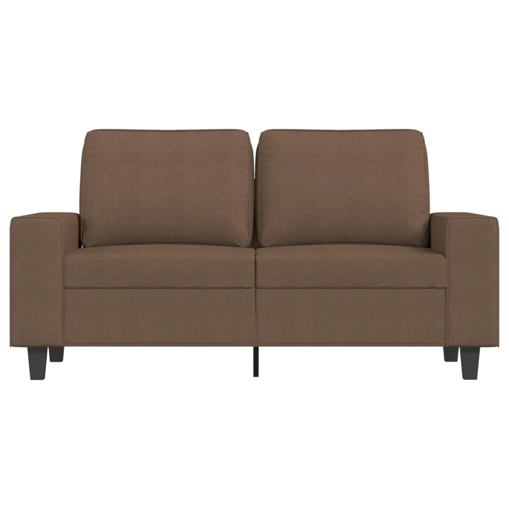 Divano a 2 Posti-Sofa 2 Posti Marrone 120 cm in Tessuto 789335