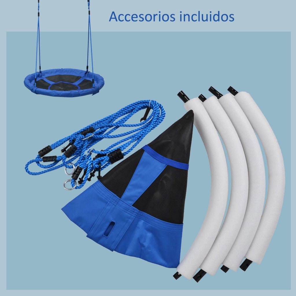 Altalena per bambini ¨C Minimal ¨C 100x180 cm blu