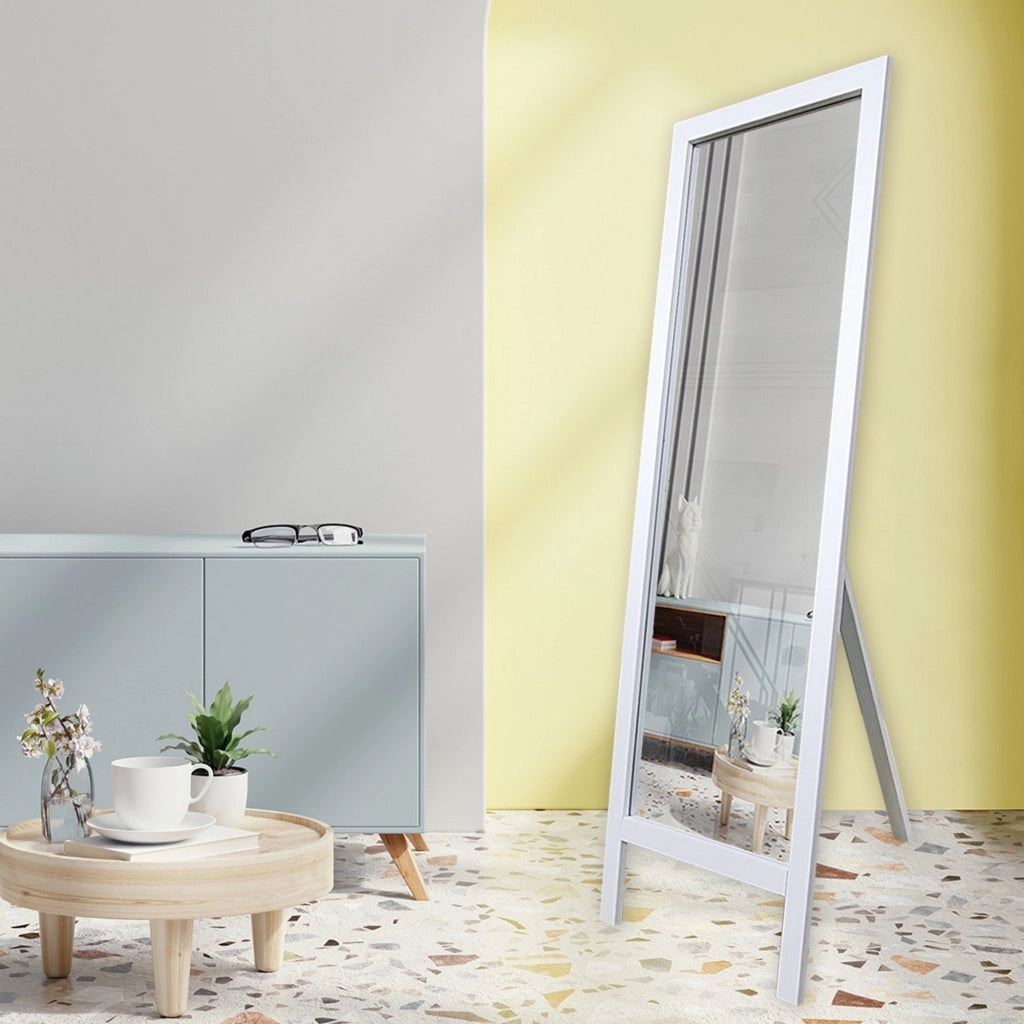 Crea, Specchio Forma Rettangolare, 45x145h cm Bianco