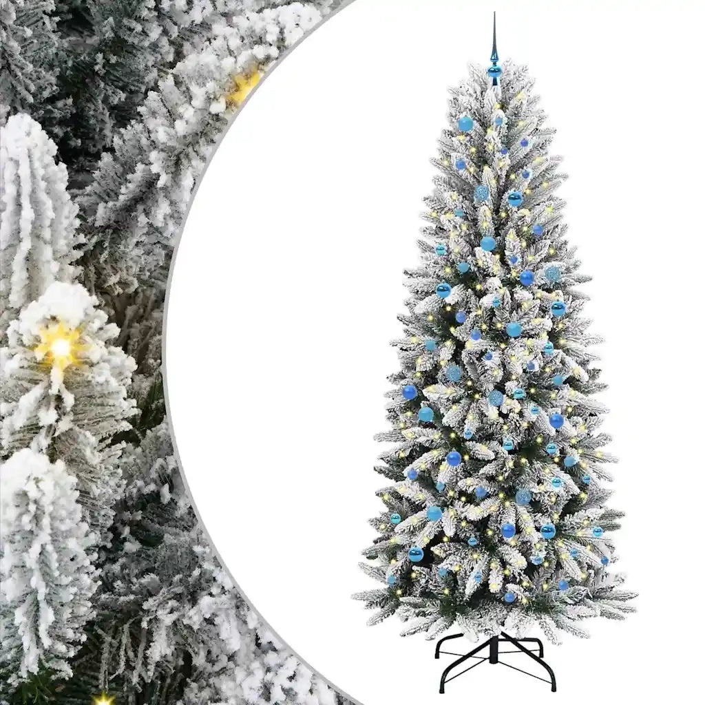 Albero di Natale artificiale con 300 LED Bianco 240 cm