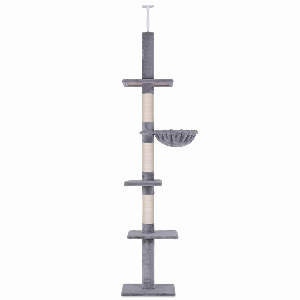Albero per Gatti ¨C zephmum ¨C Grigio, 230-260 cm