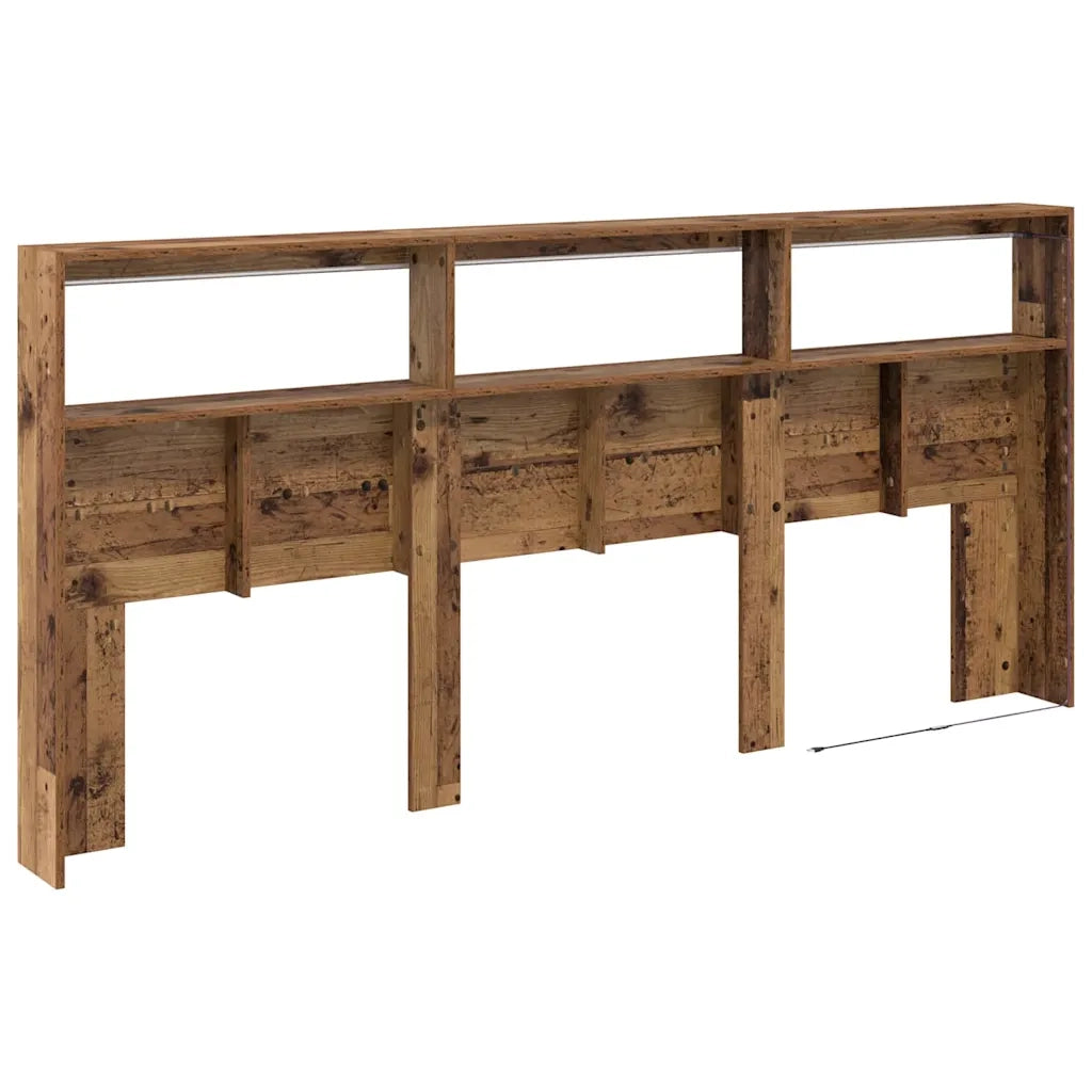 Testiera-Testata-Testiera Decorativa Legno vecchio 220 x 17 x 102 cm Legno multistrato