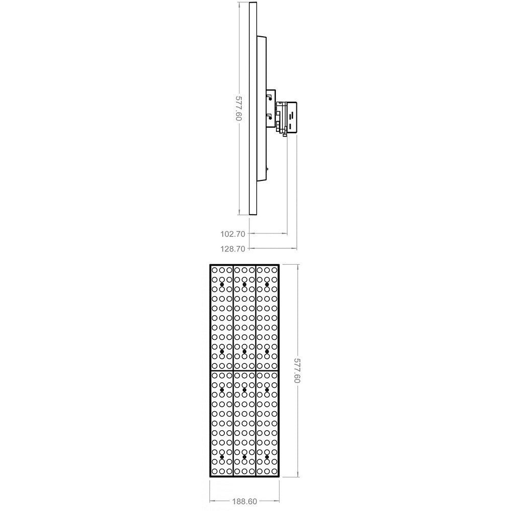 Trade Shop - Faretto Track Led Cct 72w Binario Trifase 3in1 Dimmerabile 3 Temperature Luce 230v - Grigio