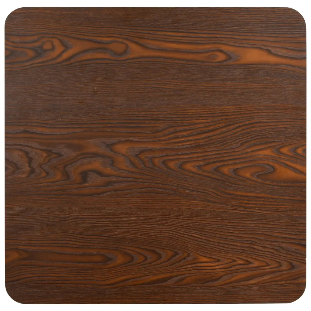 Tavolo da Bistrò Marrone Scuro 80x80 cm in MDF 286434