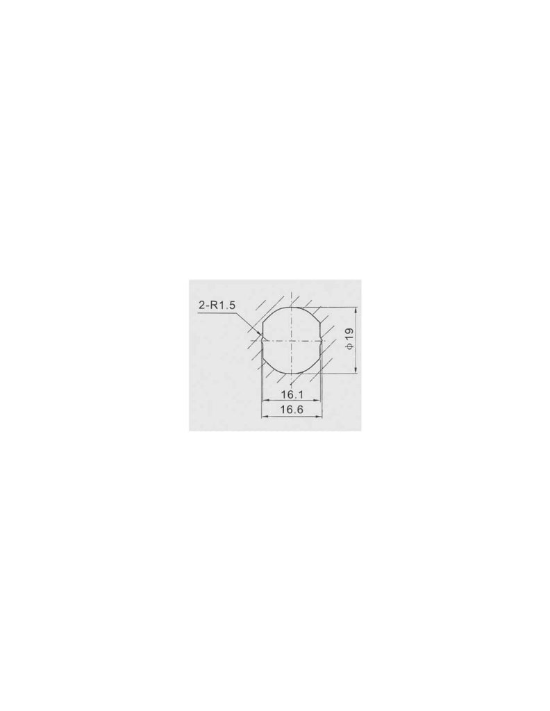Cilindro con camme per cassette postali, diametro 16mm, lunghezza max 14mm - THIRARD