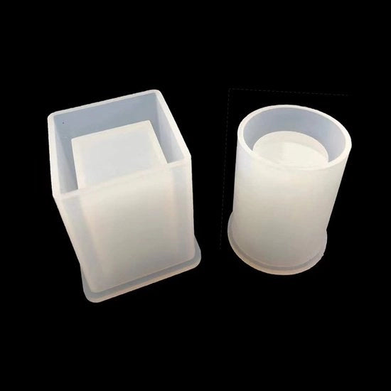 Set di due Silicone per Cilindro e Cubo - Creatività DIY - Multifunzionale