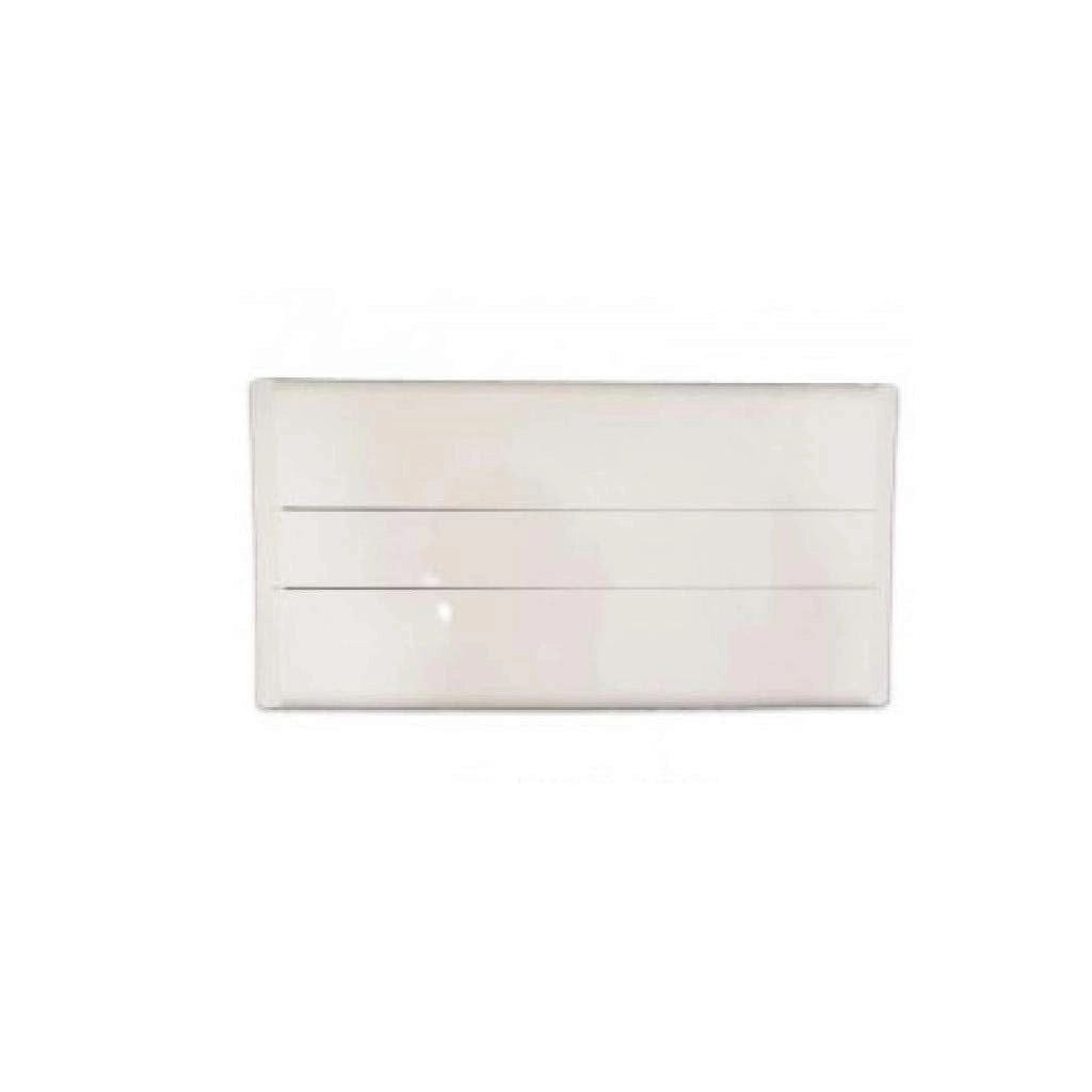 Placca bianca serie elite eurogarda completa di accessori 300001 Kariba