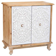 Credenza in legno con 2 porte 78x40x79