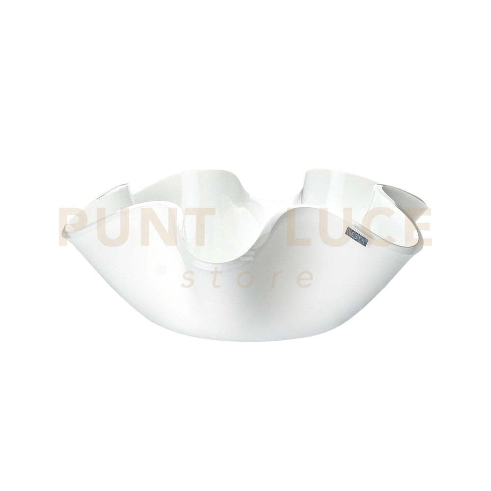 CENTROTAVOLA PICCOLO SOFT IN CRISTALLO ACRILICO BIANCO