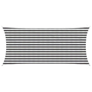 Telo Ombra Antracite e Bianco 2 x 4,5 m HDPE 42032761