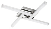 Rabalux Antonia plafoniera LED 24W cromata IP44 61cm