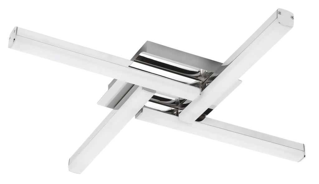Rabalux Antonia plafoniera LED 24W cromata IP44 61cm