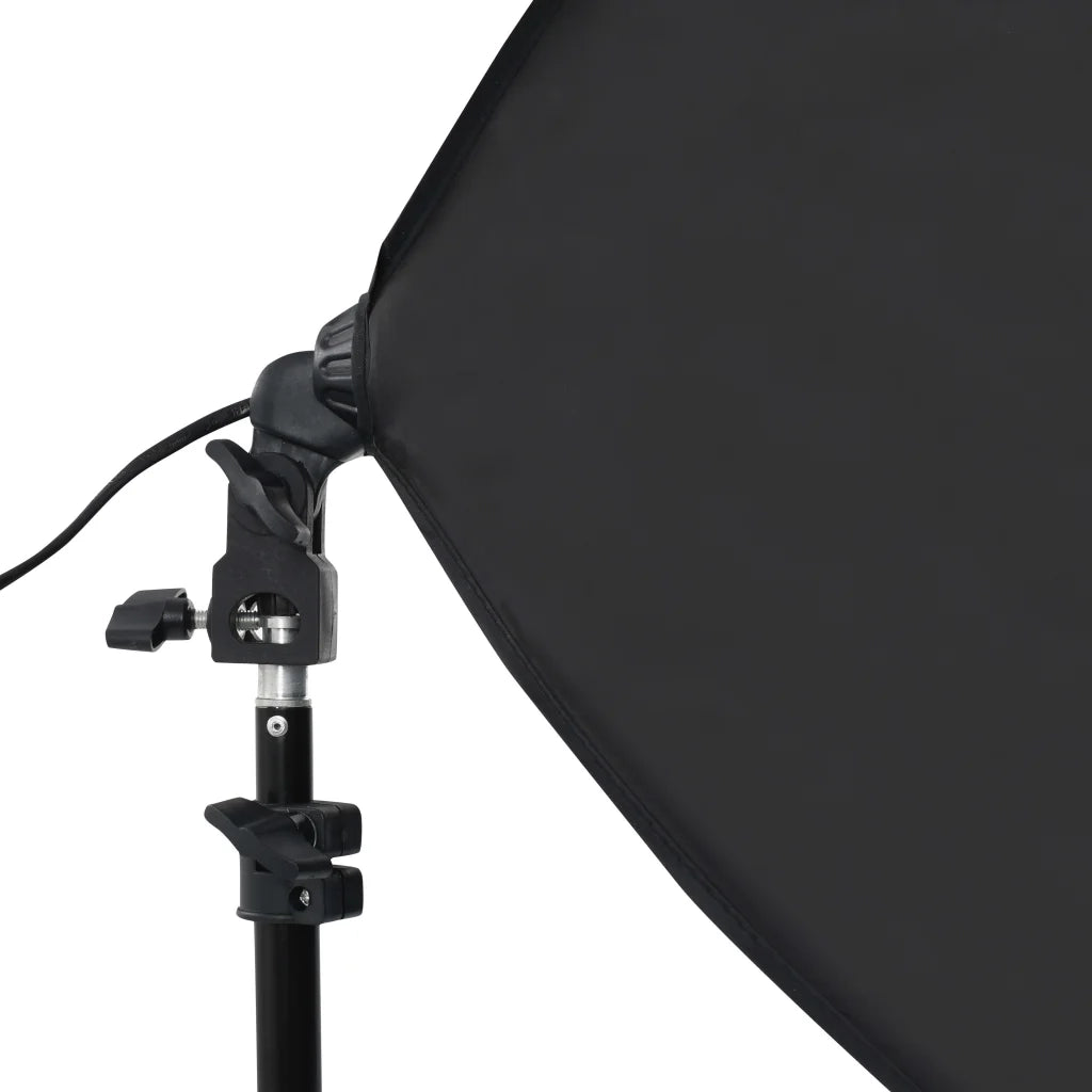 Kit per Studio Fotografico con Luci Softbox e Fondale 3055057