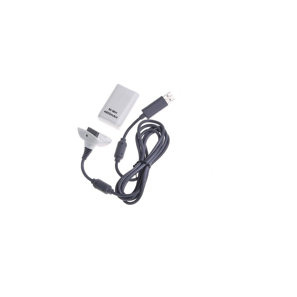 Trade Shop - Batteria Battery Pack 4800 Mah Per Joystick Joypad Controller Per Xbox 360 -