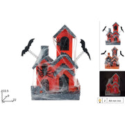CASETTA HALLOWEEN DI LEGNO CON LUCI  DI DUEESSE