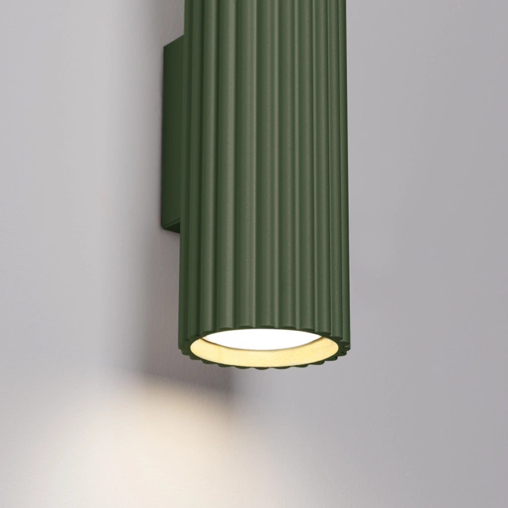 Lampada da parete KARBON 30 verde oliva