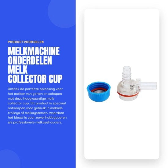Accessorio per la raccolta del latte - Parte - 7 cm - Materiali plastici - Alta qualità