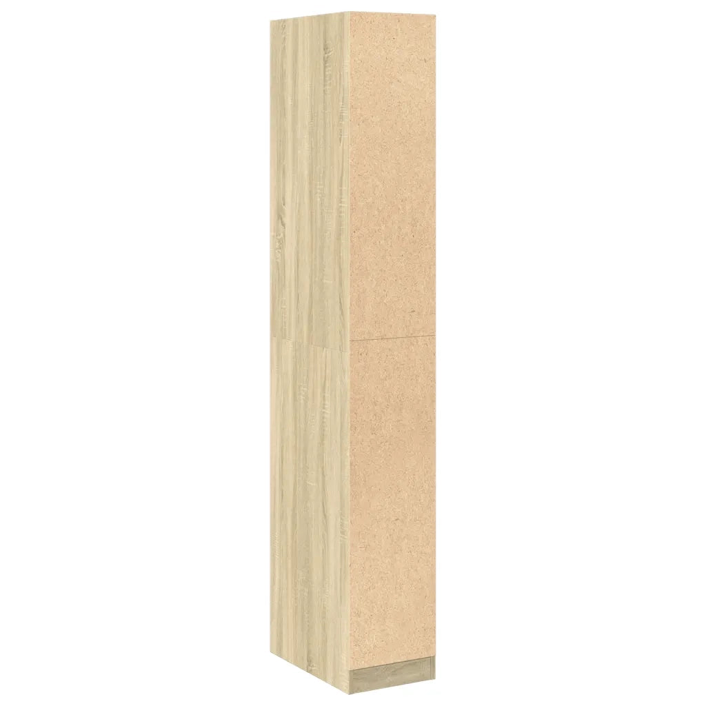 Armadio Rovere Sonoma 30x50x200 cm in Legno Multistrato CFW7589704