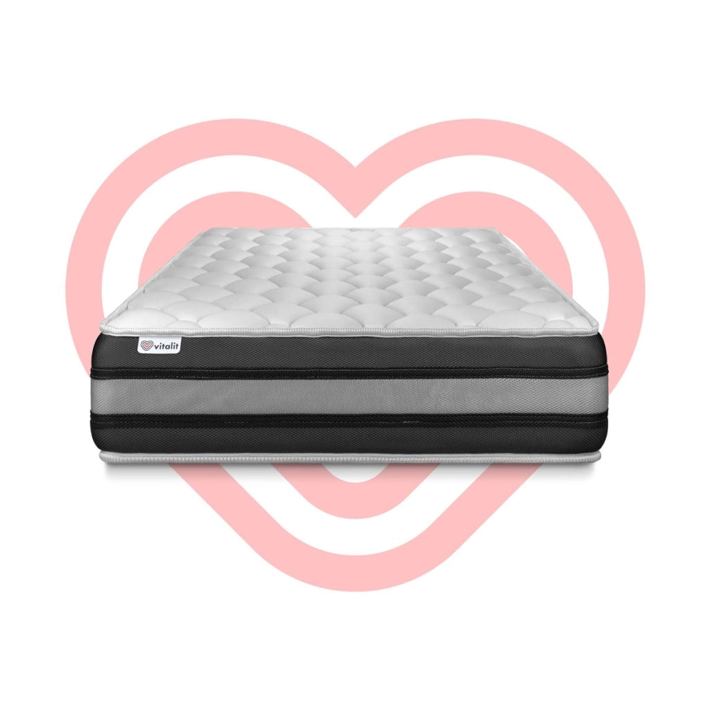 Materasso 120x190cm a molle insacchettate e memory foam - Vitalspring Zen