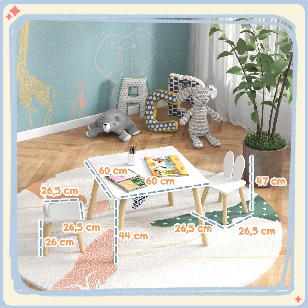 Tavolo da pranzo per bambini ¨C Minimal ¨C Bianco