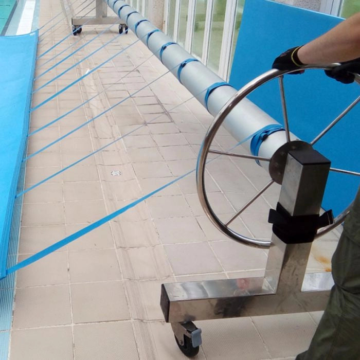 Rullo Avvolgitore Forte Per Piscine Fino A 10 M Di Larghezza Dimensione piscina: 10 m