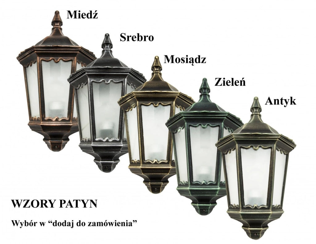 Applique esterna da parete CORDOBA E27 nera IP23 SU-MA