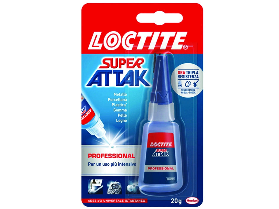 SUPER ATTAK GR.20 - 2 pezzi LOCTITE