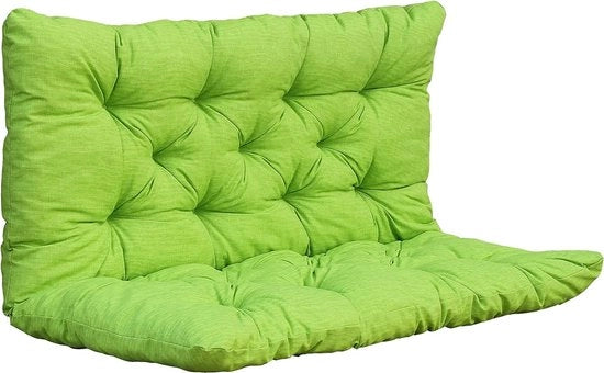 Cuscino di giardino verde/giallo con disegno esclusivo di Java