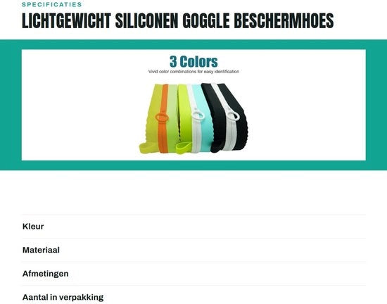 Occhialini di Protezione Leggeri - Hoes in Silicone - Fessure di Scarico - Portatile - Compatti - Protezione Soffice - Hoes per Occhiali