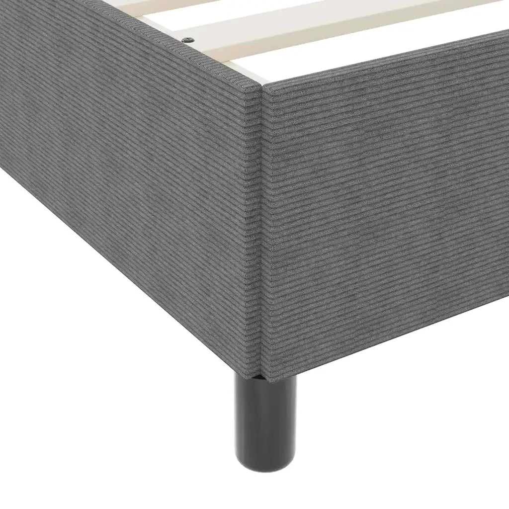 Letto matrimoniale | Letto per adulti | Struttura del letto Grigio chiaro 140 x 190 cm Tessuto
