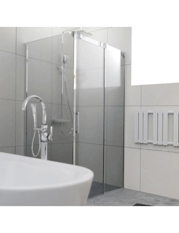 Box doccia angolare destro OCEAN 203 RIHO 140x100 x195cm con porta scorrevole