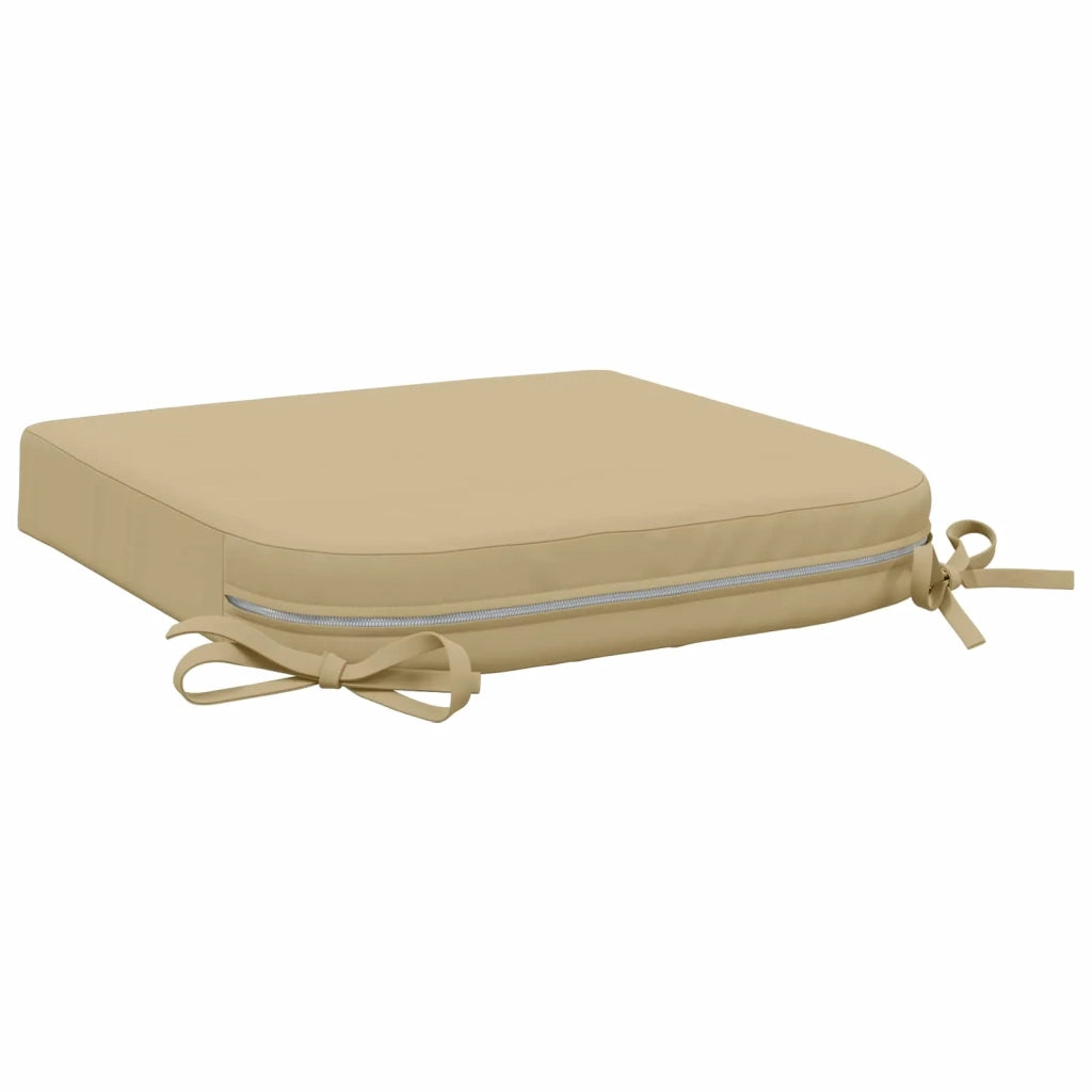 Cuscini per sedile a 4 pezzi SOEST 4 pcs 100% Poliestere Beige 945192