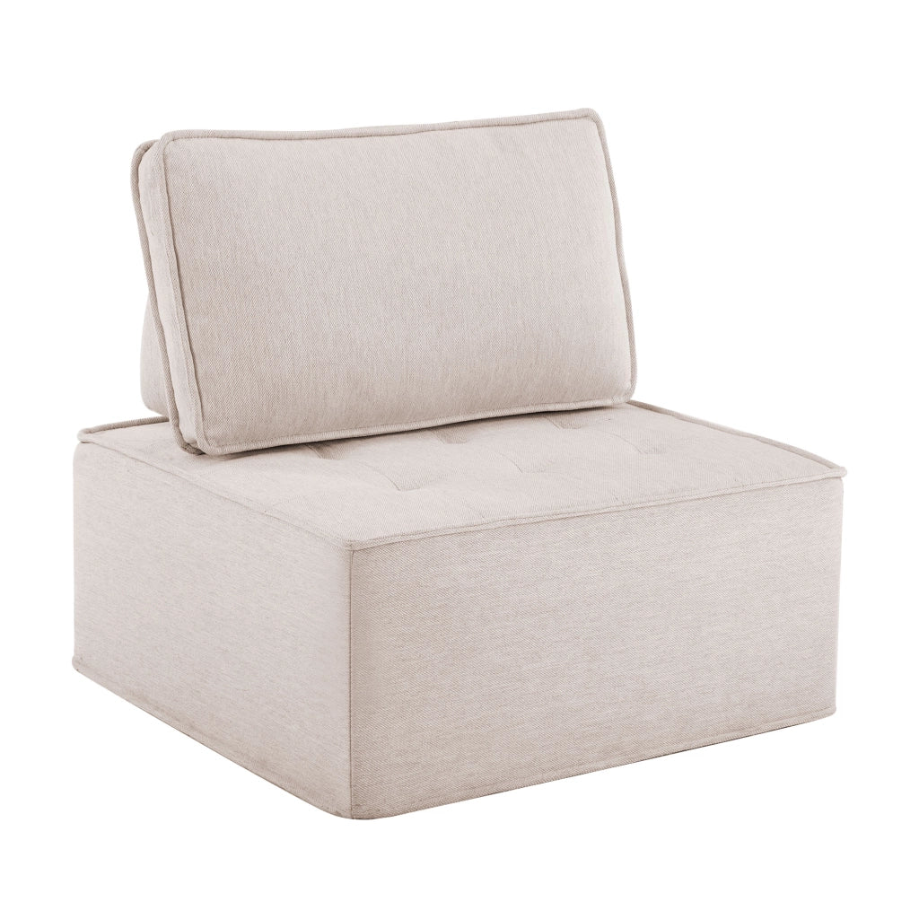 Divano singolo - Zephmum- Piccolo set di seduta, poltrona, pouf