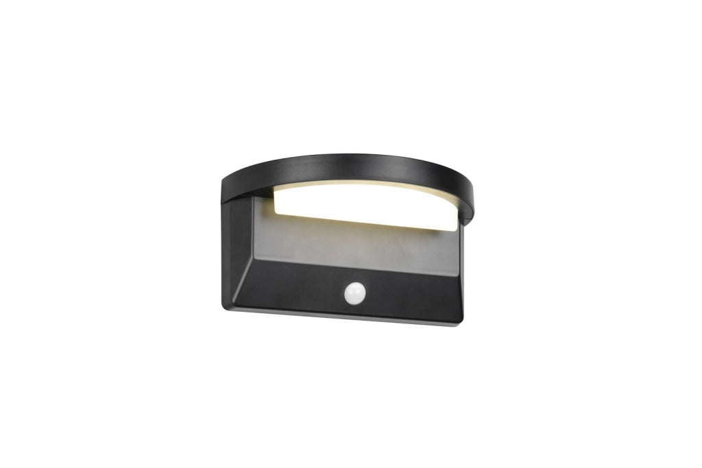 Applique da esterno LED solare 8W nero IP44 MORO RL