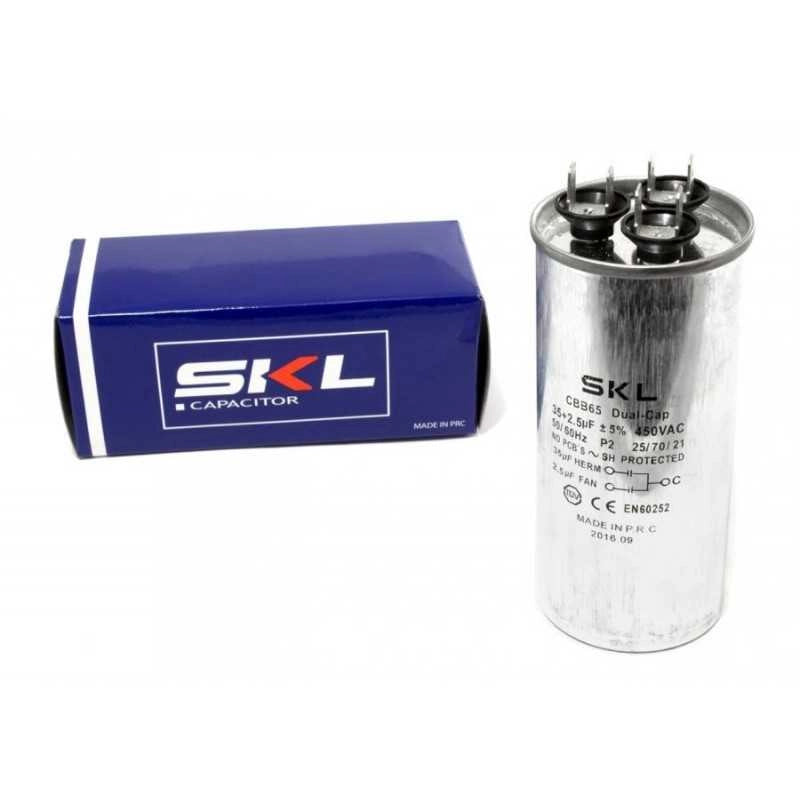 CONDENSATORE CORAZZATO CONDIZIONAMENTO SKL 35 2.5?F 450V - UNIVERSALE