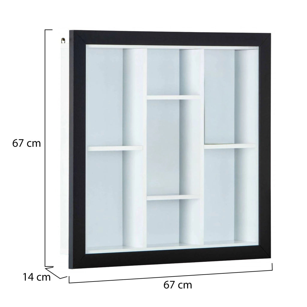 Biblioteca Tripi, Libreria 4 Ripiani, 67x67x14h cm Bianco