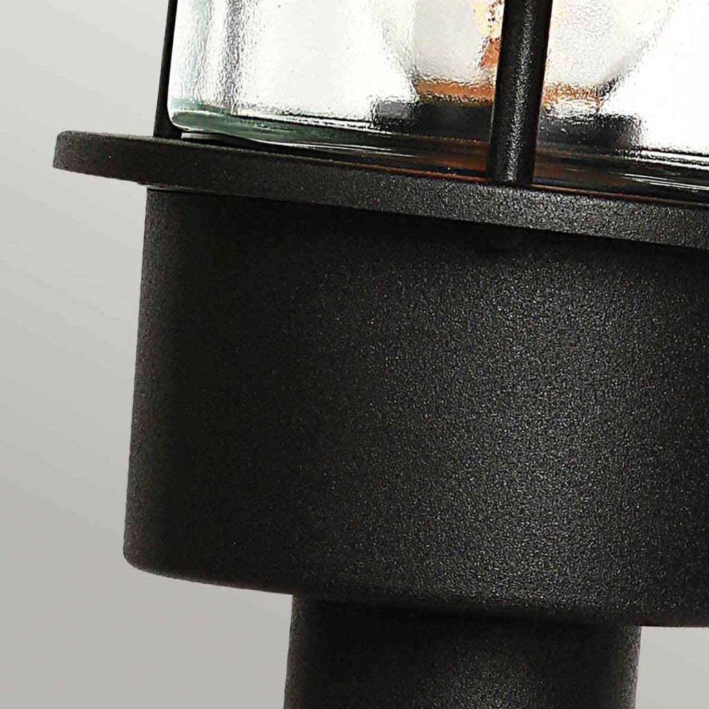 Paletto luce giardino nero E27 60W Helsingor Elstead