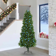 Albero di Natale con 300 LED con supporto Verde 240 cm PE