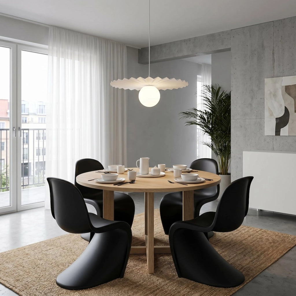 Lampada sospesa UMBRA bianca ventaglio 1xG9 Emibig