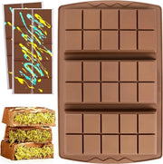 Forma di cioccolato in silicone profonda 2 cm unico pezzo