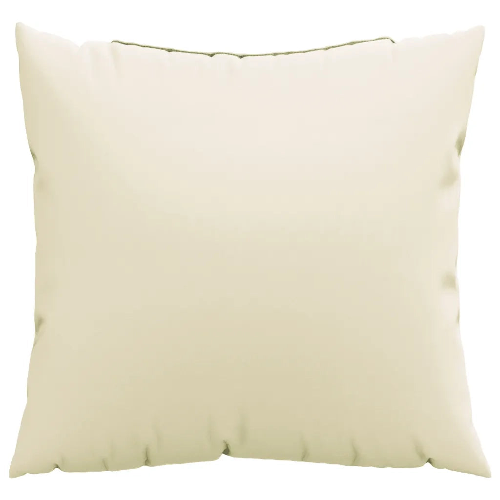 Cuscini per Divano 4 pz Crema 60x60 cm in Tessuto 360405