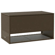 Scatola per Cuscini da Esterno Marrone 100x55x55,5cm Polyrattan CFW9795826