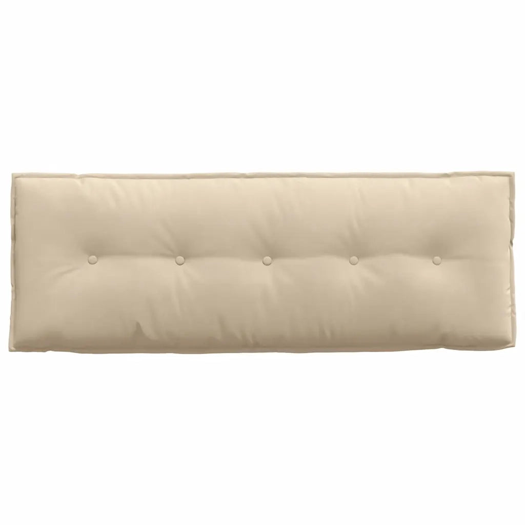 Cuscino per Schiena | Cuscino dorsale Crema 140 x 50 cm Tessuto in Microfibra