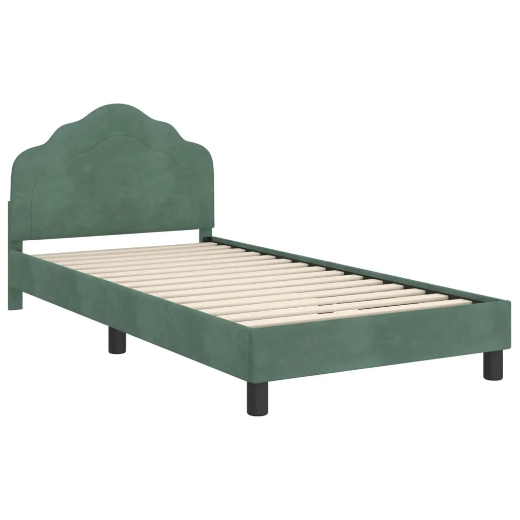 Struttura letto bambini con testata-Giroletto per bambini Verde Mare 90 x 190 cm 633018